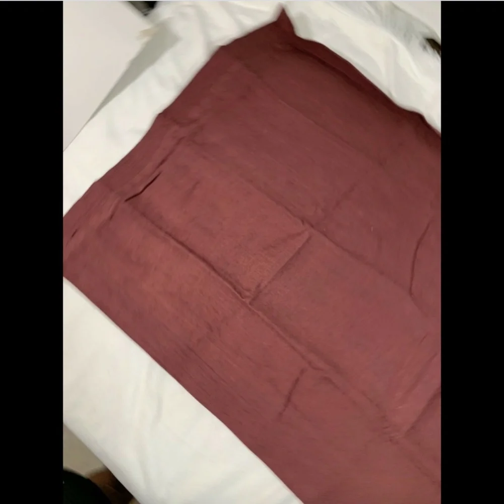NIB $120 Hotel Collection 100% Linen (1) Standard Sham Pillow‎ Case #244